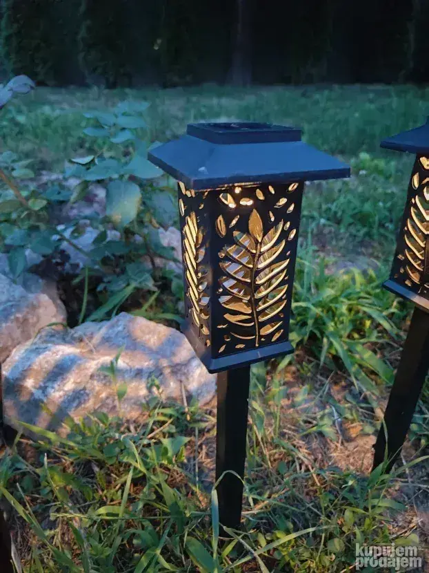 Kućice listići - Solarne Lampe set 6kom Kućice listići - Solarne Lampe set 6kom - Image 4